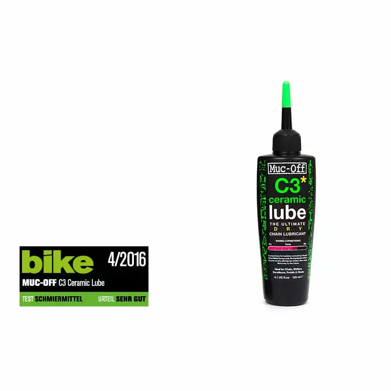 Muc-Off C3 Dry Ceramic Lube Kettingsmeermiddel 5 Muc-Off C3 Dry Ceramic Lube Kettingsmeermiddel - Afbeelding 3